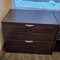 Espresso 2 Drawer Lateral File Cabinet